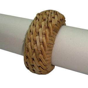 Anillos de Servilleta Redondos Ecológicos de Bambú y Yute para Bodas Clásicas - Product Image 5