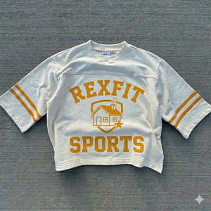 T-shirt pour homme de haute qualité, Rexfit, noir, meilleur prix, taille plus, logo personnalisé, respirant, manches courtes, service OEM - Product Image 4