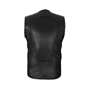 Plus Size Casual Fashionable Sleeveless <b>Leather</b> Vest Winter Breathable Quick Dry Motorbike Outerwear <b>Leather</b> Vest <b>Waistcoat</b> - Product Image 2