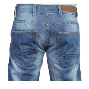 Jeans déchirés décontractés en denim élastique tendance effet éclaboussures de peinture OEM pour hommes - Product Image 3