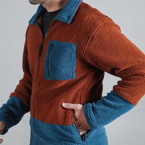 Vestes polaires pour hommes en gros, vestes polaires d'hiver personnalisées pour l'extérieur avec poches zippées - Product Image 2