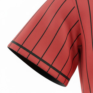 เสื้อเบสบอลแบบกำหนดเองสำหรับผู้ชาย ชุดกีฬาซอฟต์บอล ไซส์ใหญ่ แห้งเร็ว ทนทาน เสื้อเบสบอลแบบกำหนดเองสำหรับทีม - Product Image 5