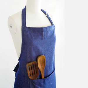 Tablier en toile unisexe réglable, respirant, résistant à l'eau, avec plusieurs poches, pour chef, cuisine, jardinage, personnalisable - Product Image 5