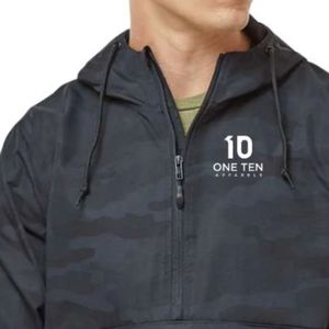 Men's Lightweight Water Resistant Anorak Windbreaker <b>Jacket</b> Hooded Outdoor Shell for Sports Camping Casual Wear and Travel - Product Image 4