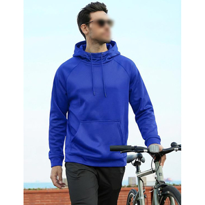 Sudadera Deportiva con Parte Inferior Abierta para Hombre, Sin Puños, Corte Holgado, Mezcla de Algodón, Estilo Informal para Gimnasio y Entrenamiento - Product Image 2