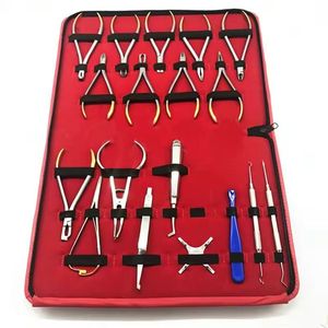 Orthodontic <b>Pliers</b> <b>Set</b> Dental Instruments Kit Stainless Steel Orthodontic Tools <b>Set</b> with Carrying Case Professional Orthodontic - Product Image 3
