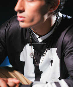 Jersey de diseño personalizado unisex, camiseta cuadrada de gran tamaño, medio cuello en V, malla Retro, impresión por sublimación, ropa de calle de fútbol Y2K, gráfico de números - Product Image 4