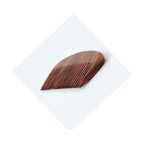 Peigne artisanal en bois naturel de qualité export, personnalisé pour salon, à dents fines, pour cheveux fins et épais, biodégradable - Product Image 5