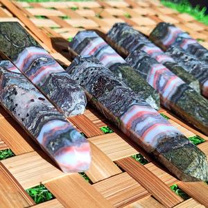 Torre de Cristal de Ágata de Amatista Natural Pulida al por Mayor, Punta de Piedra Preciosa Curativa para Meditación, Reiki y Energía del Hogar - Product Image 4