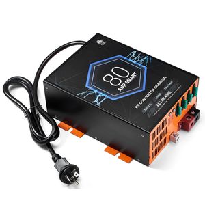 Convertitore Smart per Camper da 80 Ampere, Caricabatterie 110V AC 12V DC a 4 Fasi, Convertitore di Potenza Regolabile 13V 16.5V per Sistemi Elettrici RV - Product Image 3