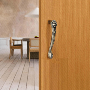Manija Decorativa de Metal con Cabeza de León para Puerta, Estilo Vintage, Diseño Animal, Herraje para Puertas de Entrada de Madera - Product Image 3