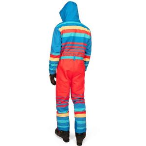 Professional Waterproof One-Piece Ski Suit <b>Men</b> Women Colorful Winter Outdoor Snow Jumpsuit Hooded <b>Thermal</b> Snowboarding Ski Wear - Product Image 3