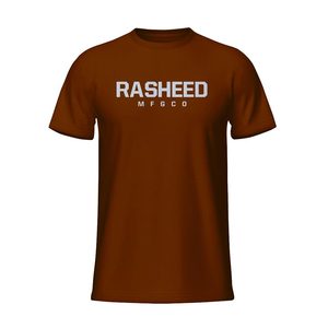 Camiseta de Algodón Grueso para Hombre, Diseño de Logotipo Personalizado, Alta Calidad, Hombros Caídos, Cuello Redondo, 100% Algodón, Personalizable - Product Image 3