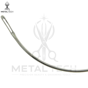 Aiguilles courbées en acier inoxydable poli de haute qualité, type C, outil essentiel pour le tissage et la couture de cheveux, pour salon et usage personnel - Product Image 3