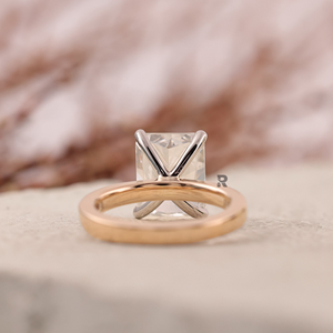 Luxury IGI Certified Radiant Cut Lab Grown Diamond Solitaire Engagement Ring 1ct-5ct 14K/18K/950 Platinum Custom Wholesale - Product Image 4