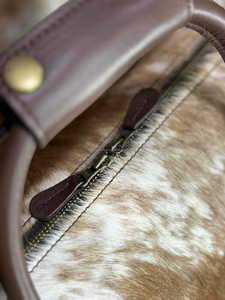 Sac de voyage en cuir véritable OEM, léger et multifonctionnel, capacité 36-55L, idéal pour les week-ends et les séjours d'une nuit - Product Image 2