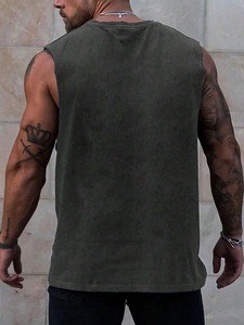 Men's Summer Casual Breathable <b>Mesh</b> Perforated Sports Tank <b>Top</b> Sleeveless Design Quick Dry Fabric Running Training Gym Workouts - Product Image 2