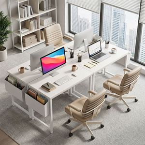 <b>Laptop</b> Table for Small Spaces Modern Home Office <b>Desk</b> with Storage Bag and Hook Study Writing Table - Product Image 5