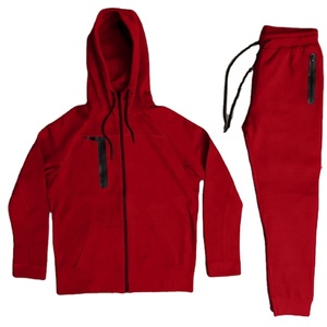 Compre chándales de alta calidad con logotipo personalizado, todas las tallas, poliéster, unisex, con capucha, cremallera completa, chándales deportivos, trajes de entrenamiento. - Product Image 5