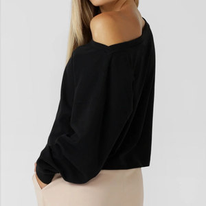 Débardeur sans manches côtelé tricoté pour femme, personnalisable, vierge, pour yoga, sport, gym, séchage rapide, en Spandex/Coton - Product Image 2