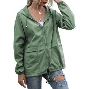 100% Polyester Windbreaker <b>Jackets</b> for Women Fashion <b>Workout</b> Windproof Zipper <b>Jackets</b> Woman Zip up Nylon <b>Jackets</b> Boxy Fit 2026 - Product Image 5