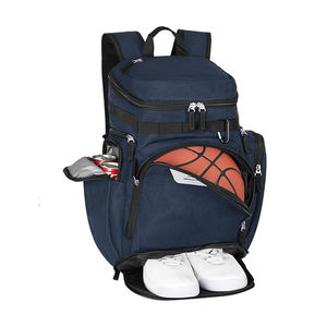 Sac à dos de sport de style professionnel pour le basketball, imperméable, avec rangement pour ballon et bretelles réglables - Product Image 5