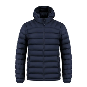 Winter Down Coat Puffer Men Clothing <b>Jacket</b> Streetwear High Quality Leather Waterproof Warm Bubble Puffer Down <b>Jacket</b> - Product Image 1