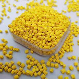 Golden <b>Masterbatch</b> UV Stabilizer Yellow <b>Plastic</b> Resin EVOPLAS VIETNAM Food Grade Pellets - Product Image 3