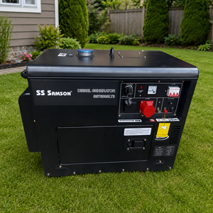 Générateur diesel SS Samson SS7500SLT3 415V 50Hz, type silencieux, refroidissement par air, démarrage électrique, usage commercial - Product Image 2