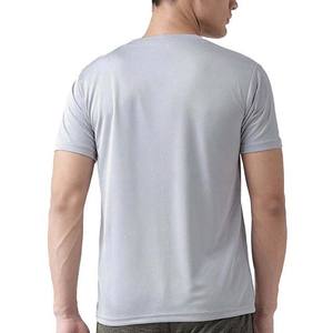 Nouveaux T-shirts pour hommes à manches courtes en polyester/coton, anti-plis, respirants, haute qualité, logo personnalisé, prix abordable - Product Image 3