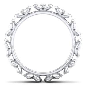 Anillo de compromiso REYES de oro macizo de 14K con moissanita VVS para mujer, joyería fina clásica con certificado GRA, precio al por mayor - Product Image 4