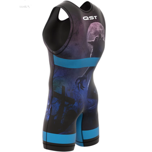 Sublimación personalizada Ropa deportiva para hombres Alta calidad 100% Poliéster Traje de levantamiento de pesas Singlet Powerlifting Wrestling QST - Product Image 4