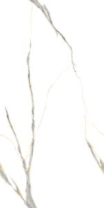 Carreaux de sol en porcelaine brillante 600x1200mm, motif marbre blanc, texture imitation pierre polie, antibactériens, antidérapants, pour salle de bain - Product Image 6