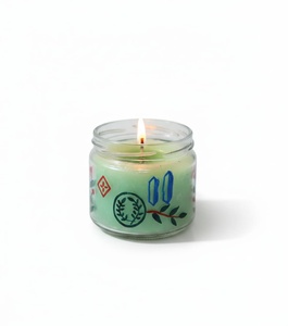 Bougie élégante en cire de soja écologique pour la décoration de la maison, les arrangements de Pooja, les célébrations et les cadeaux de Diwali - Product Image 3