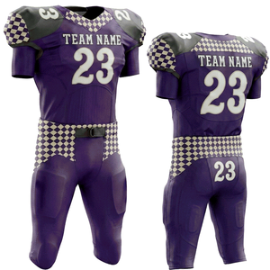 Équipement d'entraînement de football américain en cuir PU, taille officielle américaine, manches courtes - Product Image 6