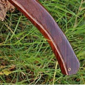 Hache de Damas artisanale avec manche en bois – Outil de collection rustique pour l'extérieur - Product Image 6