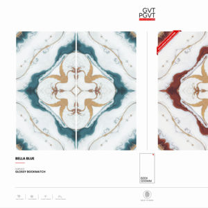 Carreaux de porcelaine de luxe élégants 60x120cm 600x1200mm 24x48 finition brillante grand format, parfaits pour les applications résidentielles et commerciales - Product Image 1