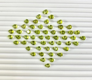 Piedra Preciosa Suelta de Peridoto Verde Natural, Corte Brillante Redondo, Calidad AAA para Joyería, Venta al Por Mayor - Product Image 5