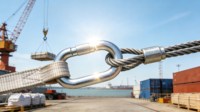 Manille en D en acier inoxydable AISI 316 de qualité marine avec goupille à vis M4-M38, quincaillerie de connexion de chaîne