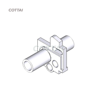 Support vertical blanc en plastique pour stores, avec espaceur de 79 mm, composants de crochet en J côté gauche