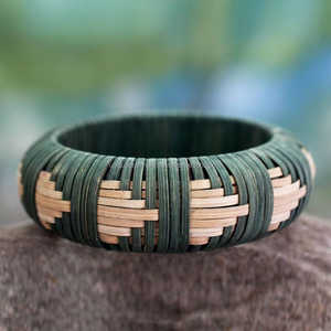 Braccialetti di moda per uomo e donna accessori per coppie braccialetto Unisex in Rattan di bambù spesso fatto a mano