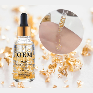 Suero Antienvejecimiento con Oro 24K Q10 de Marca Privada, Esencia Facial Reafirmante, Iluminadora e Hidratante, Fabricación OEM ODM - Product Image 1