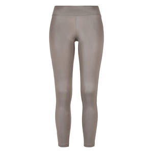 Leggings en similicuir PU taille haute pour femme, gris uni, longueur cheville, coupe skinny, respirants, décontractés, à devant plat et taille élastique - Product Image 3