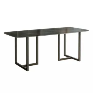 Scandinavian Interior Metal Center <b>Table</b> with Designer Appeal FurnitureModern Metal Square Eco-Friendly Coffee <b>Table</b> Indoor - Product Image 4