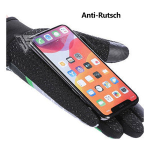 Guantes de Ciclismo Cálidos Antideslizantes de Dedo Completo para Deportes de Invierno, Nuevos Guantes de Poliéster Estampados para Ciclistas y Corredores - Product Image 4