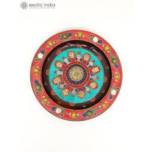 10 \ "Budista Tibetano Ashtamangala colgante de pared Decoración elegante para el hogar o el templo - Product Image 3