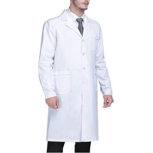 Blouse de laboratoire confortable pour homme, grande taille, légère, uniforme d'hôpital avec détection d'aiguilles, en mélange de coton doux - Product Image 1