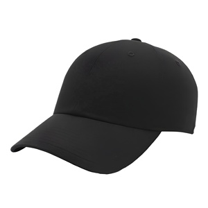 Gorra de Béisbol Unisex Negra de 6 Paneles, Ajustable, de Color Sólido, Tela Twill, Uso Casual para Adultos, Cuatro Estaciones - Product Image 1