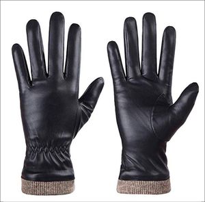 Mens Luxury Winter Cold Weather <b>Warm</b> Genuine Leather Dress Driving <b>Gloves</b> for Men Women - Product Image 1