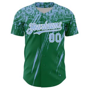 Maillot de baseball personnalisé, antibactérien, séchage rapide, manches courtes, unisexe, vêtements de sport pour adultes, coton biologique, logo sur le devant - Product Image 6